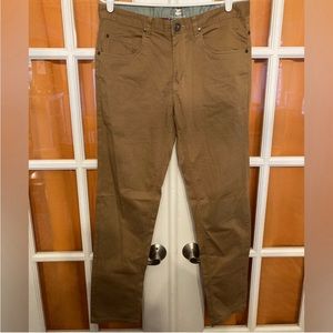 Jetty men’s pants, cotton/elastane, size 33, “camel” color, EUC (worn once)